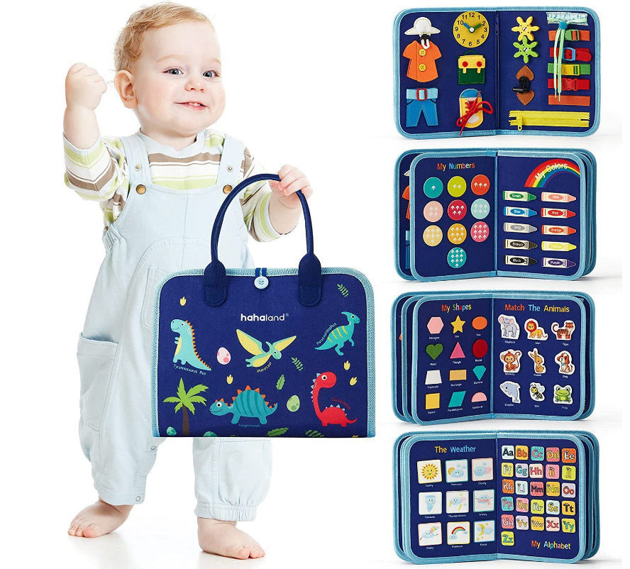 Blue Busy Board Felt Activity Pack