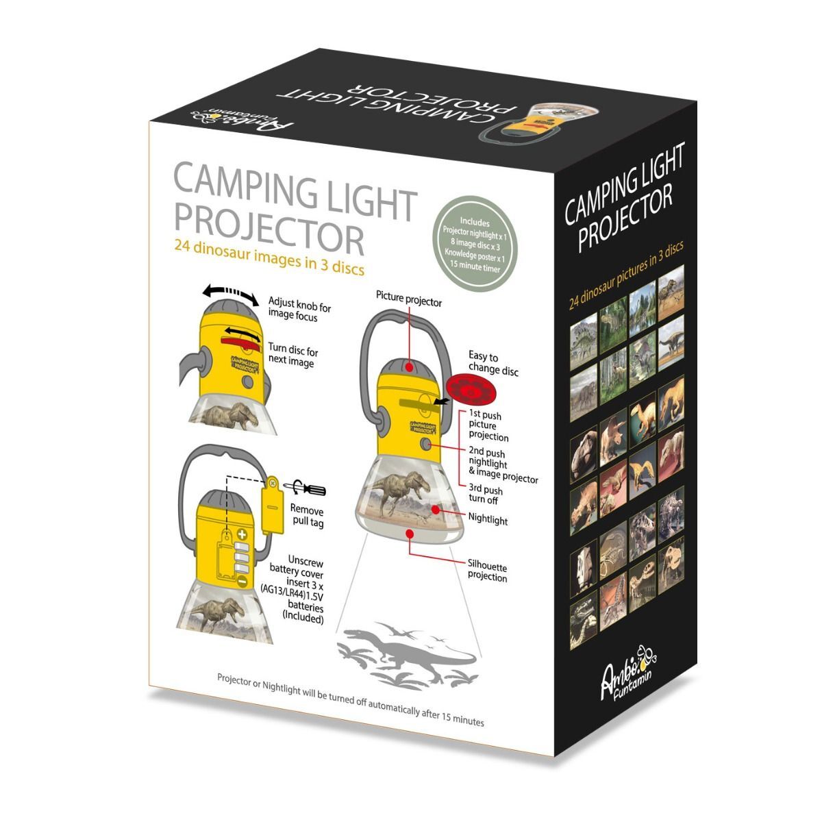 Dinosaur Mini Night Light Lantern