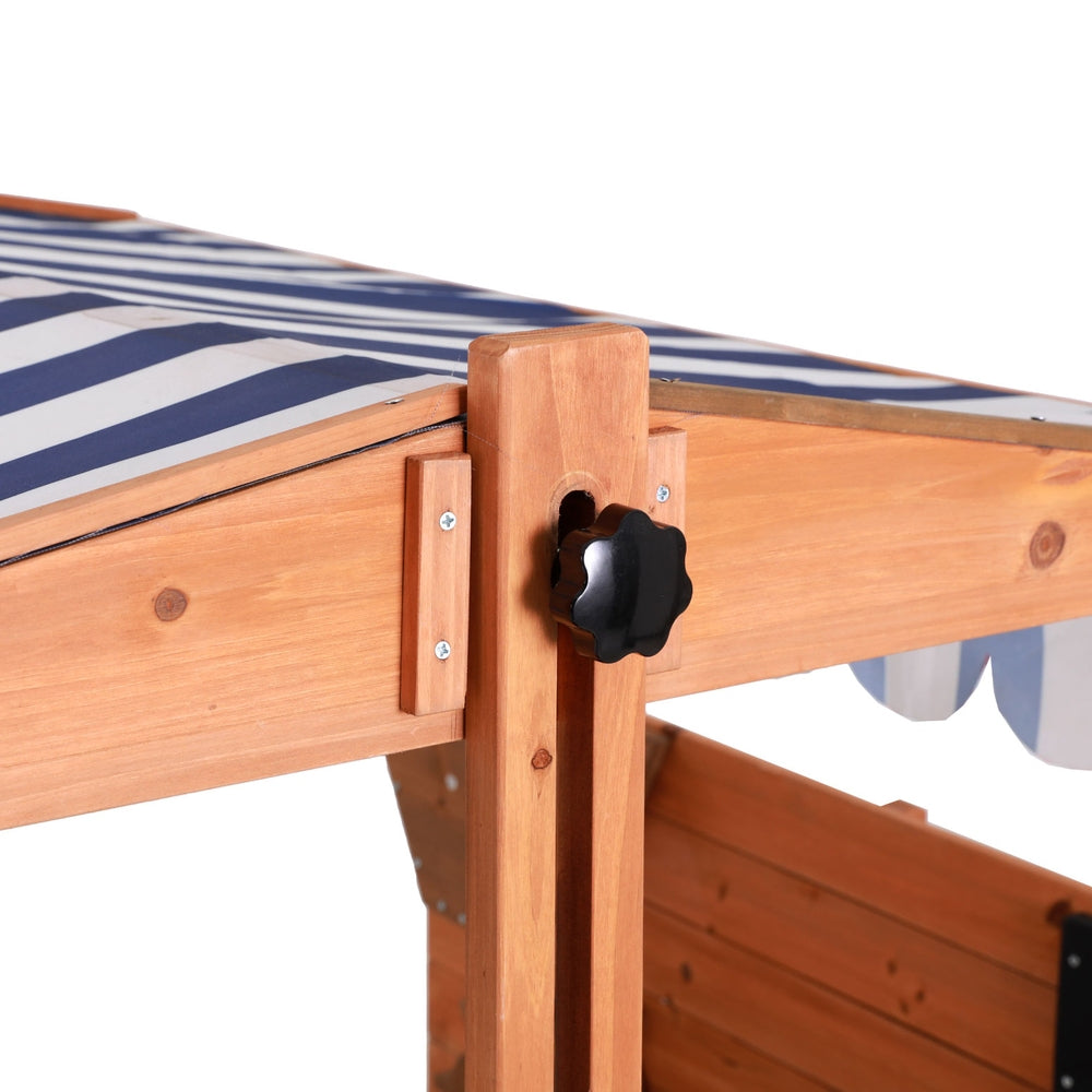 Keezi Kids Sandpit Playset with Canopy