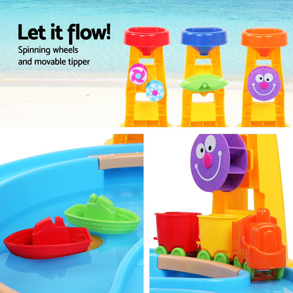 Keezi Kids Sand and Water Playset with Umbrella