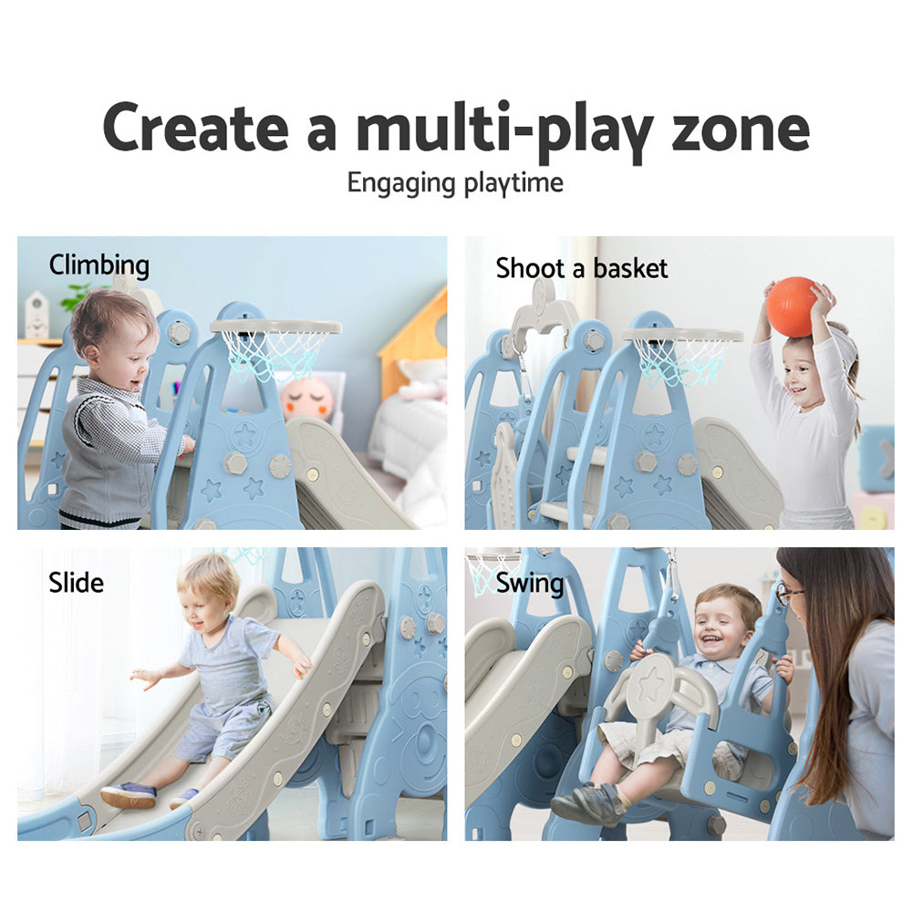 Keezi Kids Swing and Slide Set
