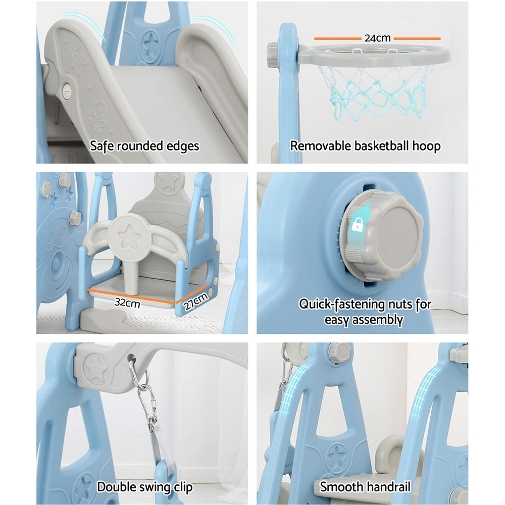 Keezi Kids Swing and Slide Set