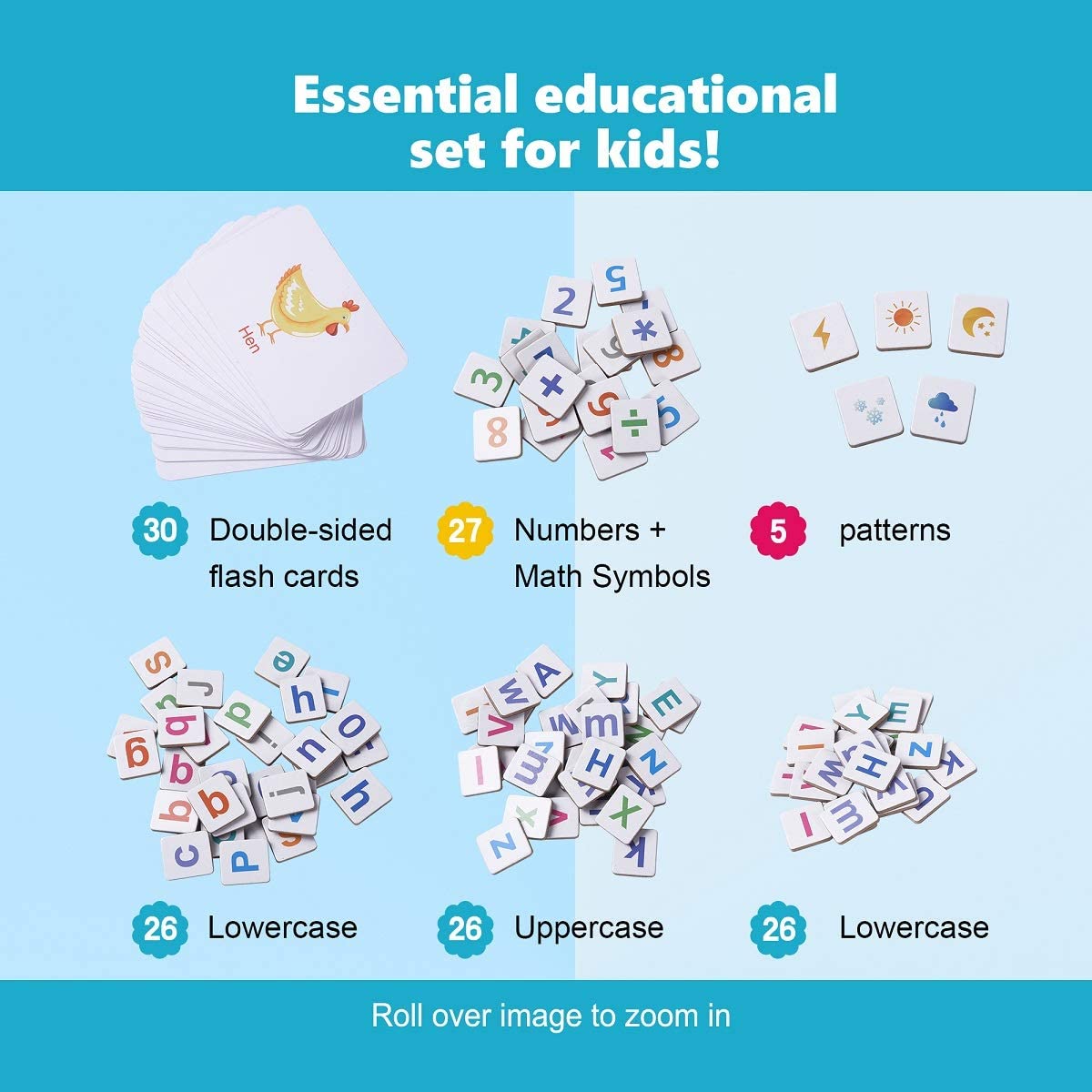 Educational Magnetic Letters Set