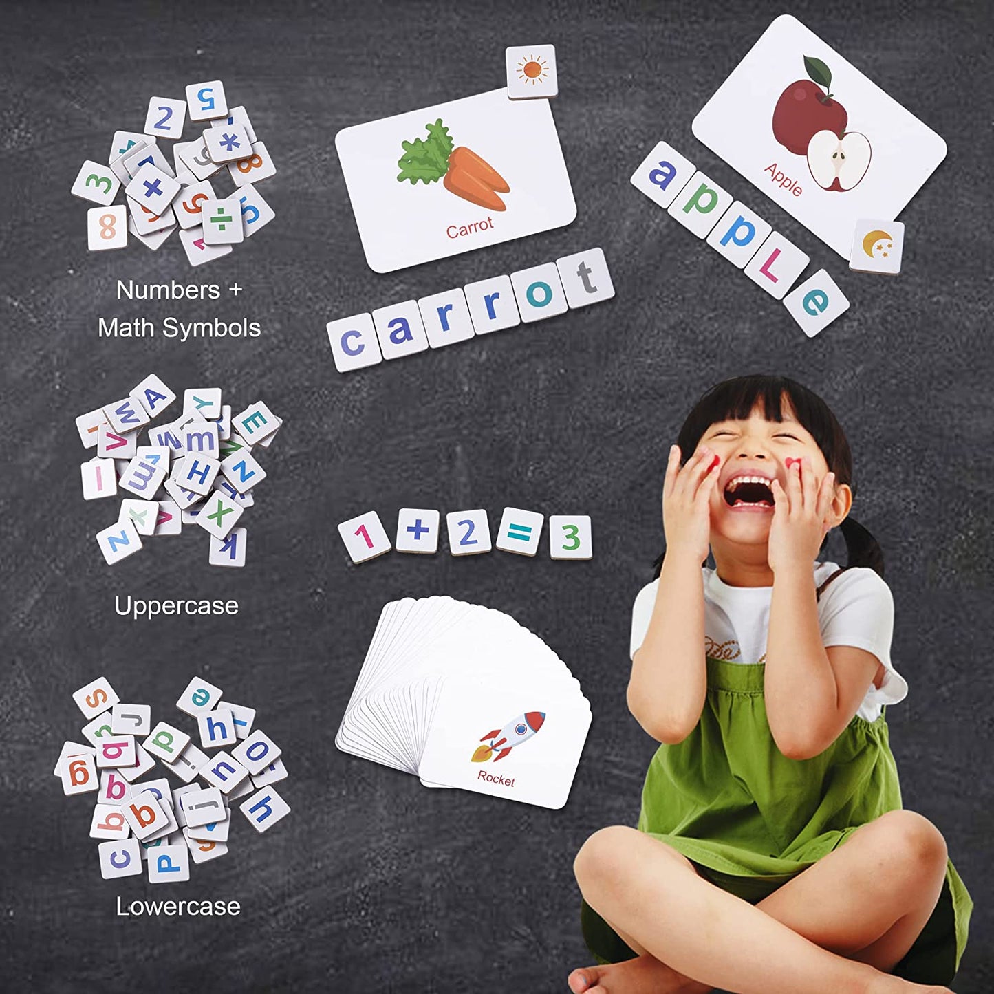 Educational Magnetic Letters Set