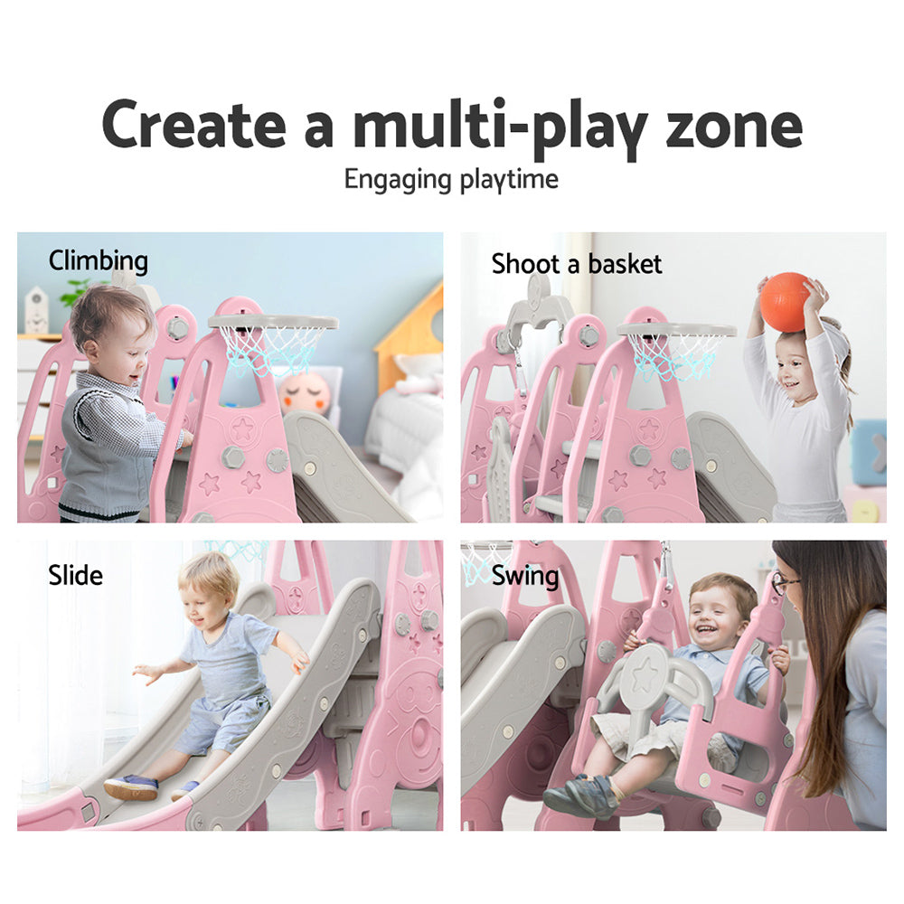 Keezi Kids Swing and Slide Set