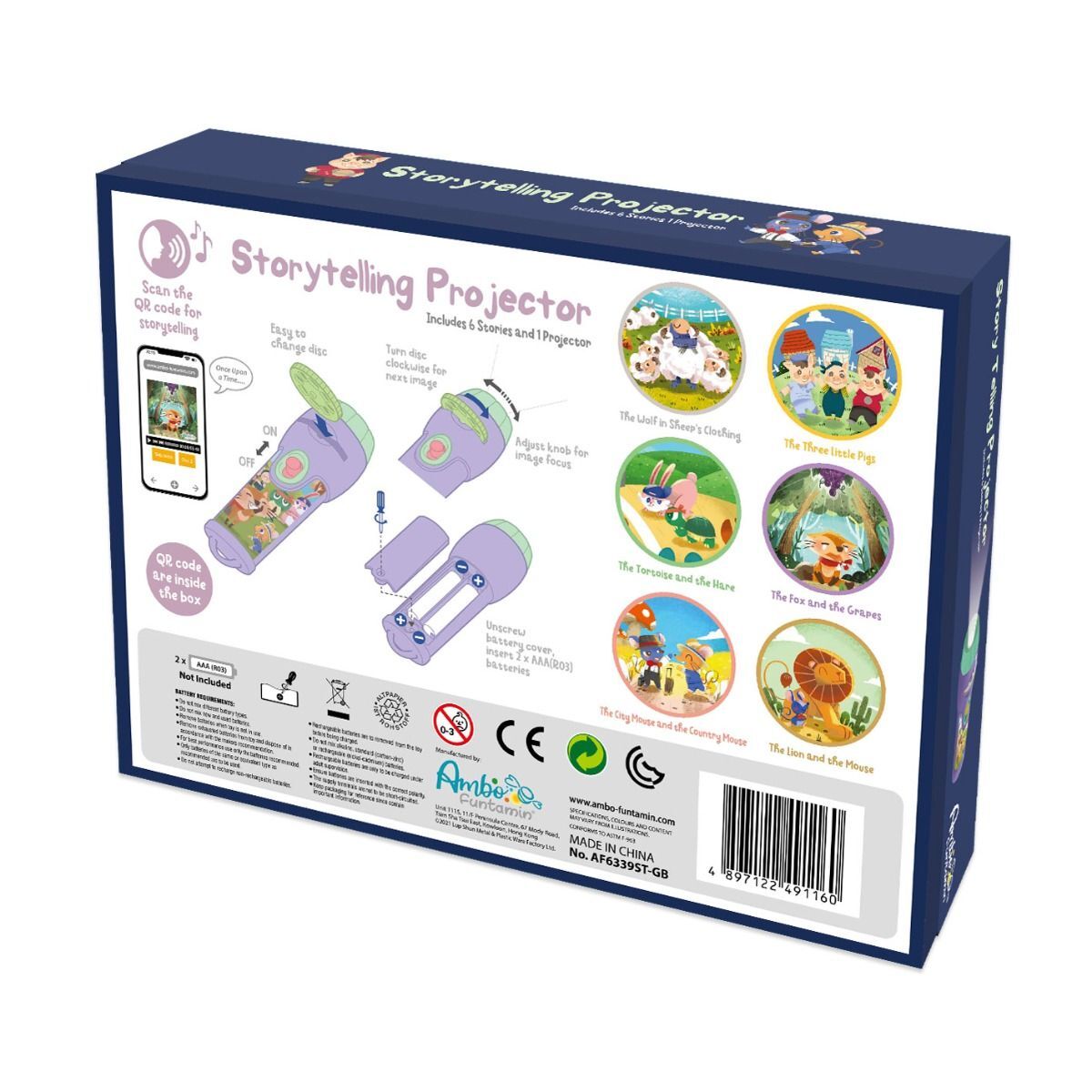 Storytelling Torch Projector 6 Stories Gift Set