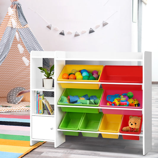 Keezi Kids 8 Bin Storage Unit